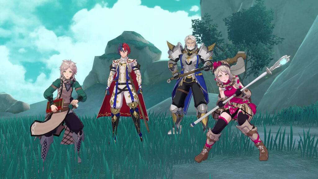 Alear and friends on a a field Fire Emblem Engage Tactical RPG Review snapshot