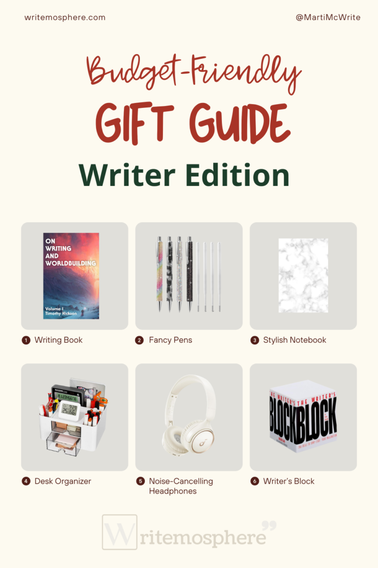 Writer Gift Guide Pin Image to Save for Later.