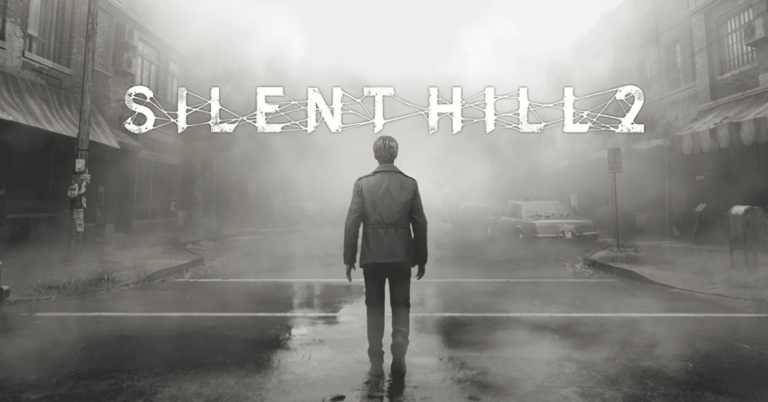 Silent Hill 2 Remastered cover art with James Sunderland walking through foggy streets