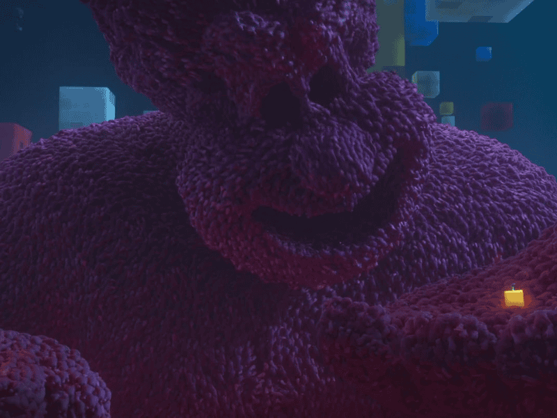 Ralphzilla from Ralph Breaks the Internet, representing insecurities growing into overwhelming obstacles, like writer's block.