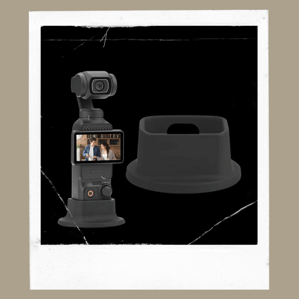 Silicone stand for small camera