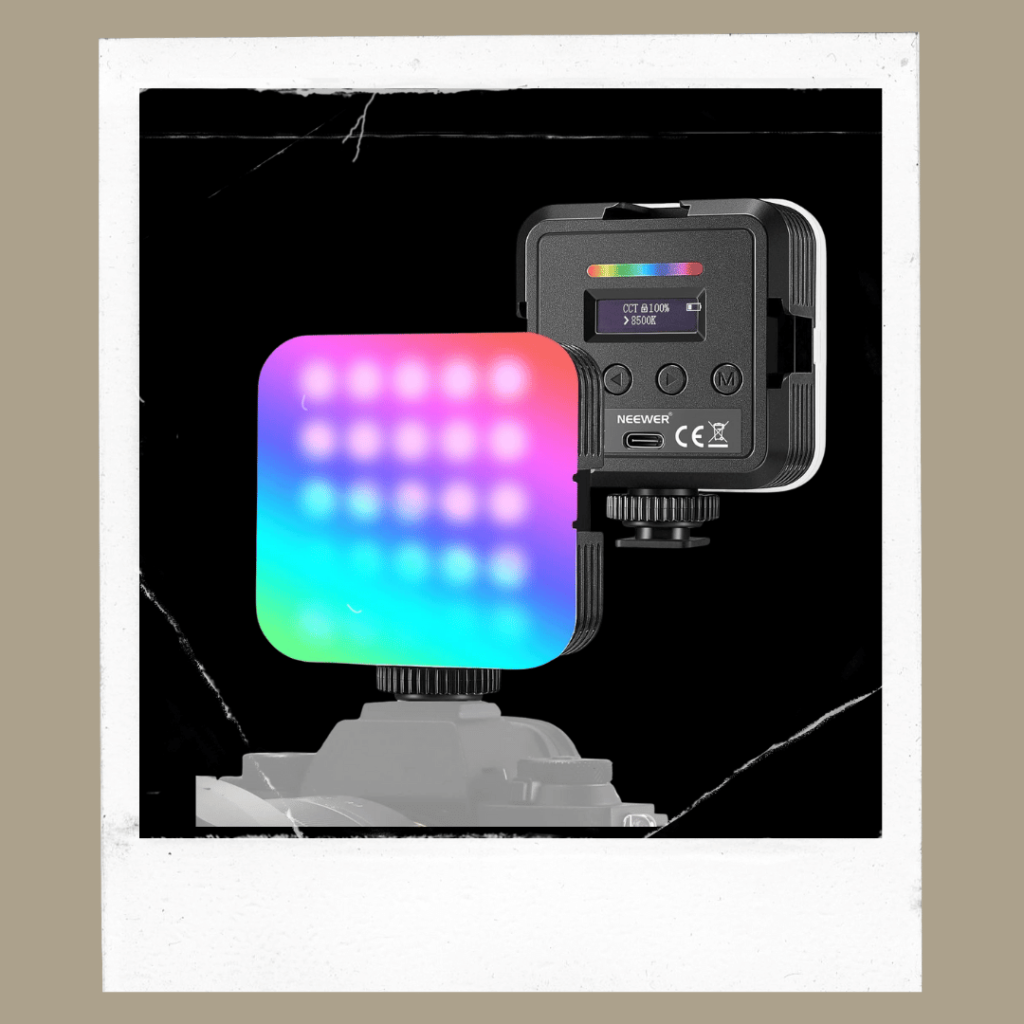 Small RGB cube light for creators