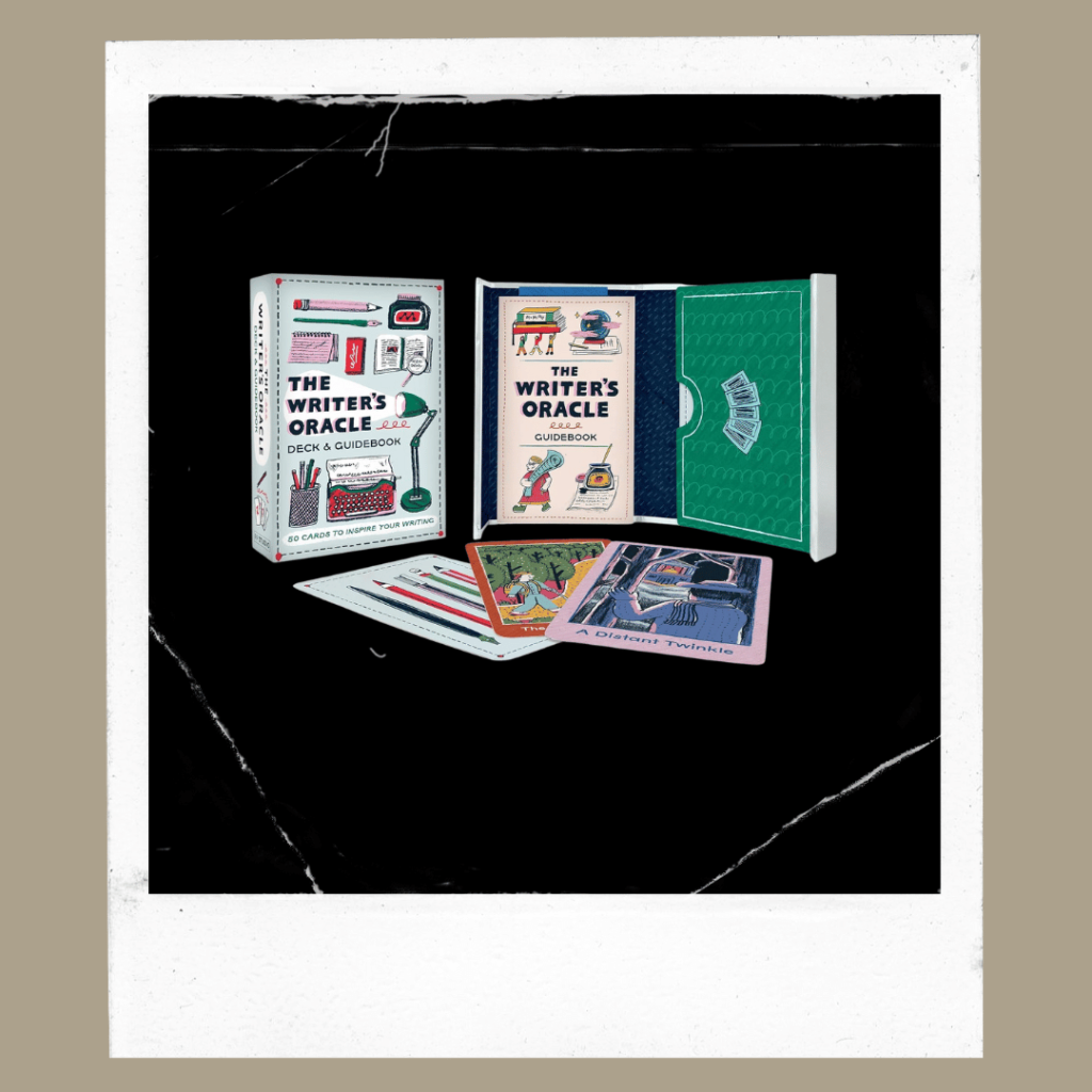 Writer's Oracle card deck for creative guidance and inspiration